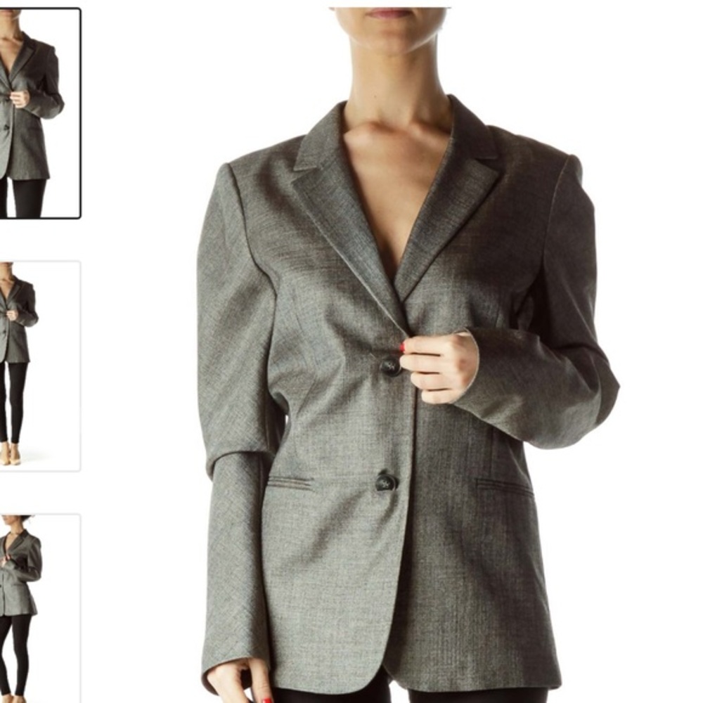 Theory Metallic Blazer Size 4